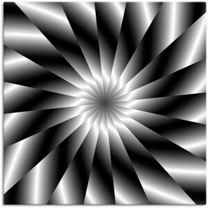 Artland Leinwandbild »Wie eine Turbine«, Muster, (1 St.), auf Keilrahmen... schwarz Größe