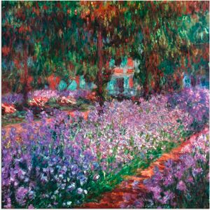 Artland Wandbild »Der Garten des Künstlers bei Giverny«, Garten, (1 St.), als... lila Größe