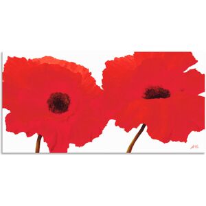 Artland Wandbild »Roter Mohn II«, Blumen, (1 St.), als Alubild, Outdoorbild,... rot Größe