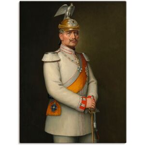 Artland Wandbild »Bildnis Kaiser Wilhelm II.«, Menschen, (1 St.), als... braun Größe