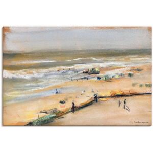 Artland Wandbild »Blick von der Düne aufs Meer, Nordwijk«, Strandbilder, (1... naturfarben Größe