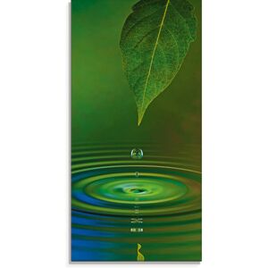 Artland Glasbild »Wassertropfen«, Zen, (1 St.), in verschiedenen Grössen grün Größe
