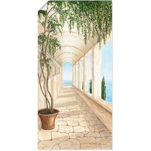 Artland Wandbild »Capri«, Gebäude, (1 St.), als Alubild, Outdoorbild,... naturfarben Größe