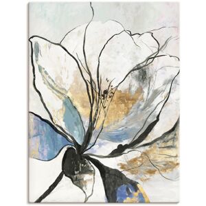 Artland Wandbild »Umrissenes Blumenmuster I«, Blumenbilder, (1 St.), als... grau Größe