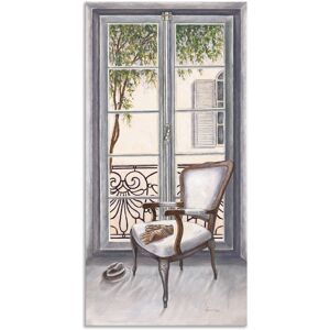 Artland Wandbild »Sessel vor einem Fenster«, Innenarchitektur, (1 St.), als... weiss Größe