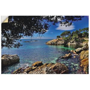 Artland Wandbild »Farben der Costa Brava«, Küste, (1 St.), als Leinwandbild,... blau Größe
