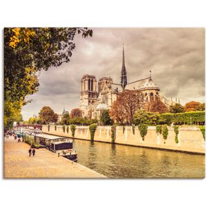 Artland Leinwandbild »Paris Notre-Dame I«, Frankreich, (1 St.), auf... naturfarben Größe