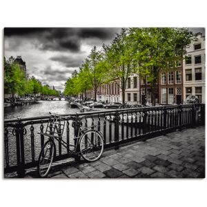 Artland Wandbild »Amsterdam Keizergracht II«, Niederlande, (1 St.), als... grau Größe