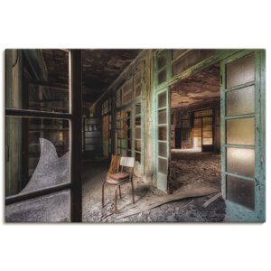 Artland Wandbild »Lost Place - Stuhl - verlassene Orte«, Gebäude, (1 St.),... bunt Größe
