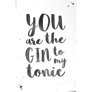 Reinders! Poster »Gin Tonic Love«, (1 St.) weiss Größe