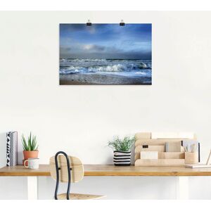 Artland Wandbild »Ostsee«, Strand, (1 St.), als Leinwandbild, Poster in... blau Größe