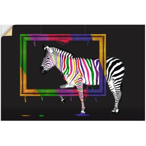 Artland Wandbild »Das Regenbogen Zebra«, Animal Fantasy, (1 St.), als... bunt Größe