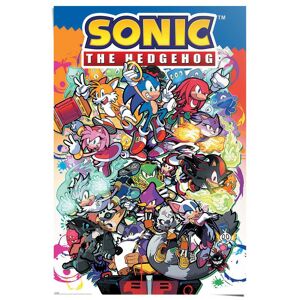 Reinders! Poster »Sonic The Hedgehog - sonic comic characters« bunt Größe