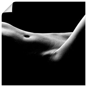Artland Wandbild »Körperausschnitt einer nackten Frau«, Frau, (1 St.), als... schwarz Größe