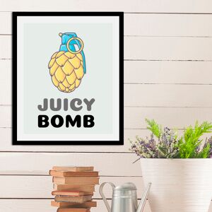 queence Bild »Juicy Bomb«, (1 St.), gerahmt gelb Größe