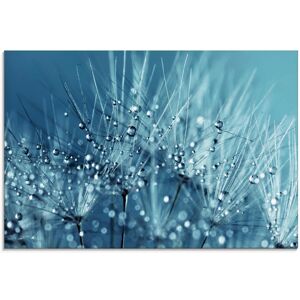 Artland Glasbild »Blaue glitzernde Pusteblume«, Blumen, (1 St.), in... blau Größe