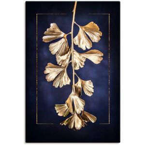 Artland Wandbild »Goldener Gingko«, Blätterbilder, (1 St.), als Leinwandbild,... goldfarben Größe