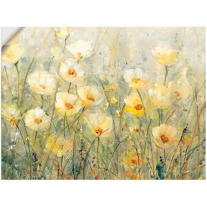 Artland Wandbild »Sommer in voller Blüte I«, Blumenwiese, (1 St.), als... gelb Größe