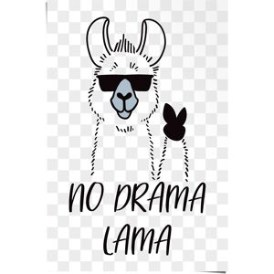 Reinders! Poster »No Drama Lama«, (1 St.) weiss Größe