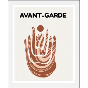 queence Bild »Avant-Garde«, Abstrakt, (1 St.), gerahmt rot Größe