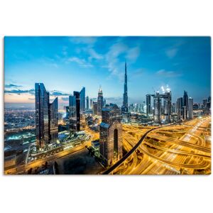 Artland Wandbild »Dubai«, Bilder von Asien, (1 St.), als Leinwandbild, Poster... blau Größe