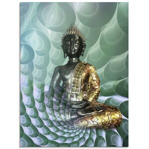 Artland Glasbild »Buddhas Traumwelt CB«, Religion, (1 St.), in verschiedenen... bunt Größe