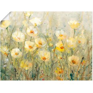 Artland Wandbild »Sommer in voller Blüte I«, Blumenwiese, (1 St.), als... gelb Größe