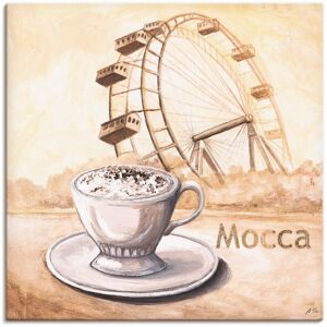Artland Wandbild »Mocca in Wien«, Kaffee Bilder, (1 St.), als Leinwandbild,... naturfarben Größe