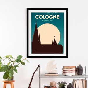 queence Bild »Cologne«, Stadt, (1 St.), gerahmt weiss Größe