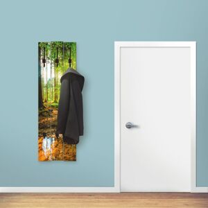 Artland Garderobenleiste »Wald mit Bach«, teilmontiert grün Größe