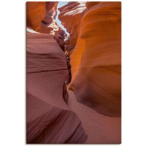 Artland Leinwandbild »Pfade durch den Antelope Canyon«, Bilder von Amerika,... braun Größe