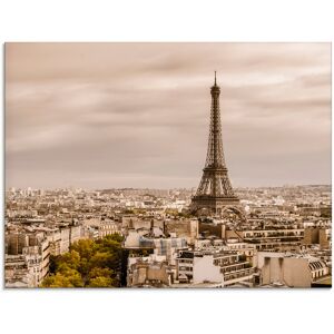 Artland Glasbild »Paris Eiffelturm I«, Frankreich, (1 St.), in verschiedenen... natur Größe