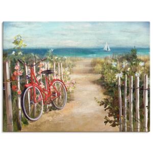 Artland Wandbild »Sommerfahrt«, Fahrräder, (1 St.), als Leinwandbild, Poster... blau Größe