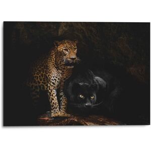 Reinders! Wandbild »Aluminium Wandbild Raubtiere Panther - Cougar - Katzen -... schwarz Größe