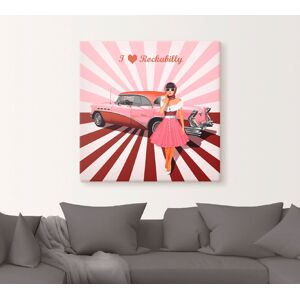 Artland Wandbild »Ich liebe Rockabilly«, Ausstellungsplakate, (1 St.), als... pink Größe