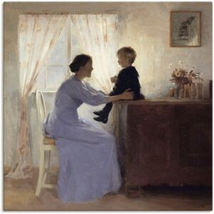 Artland Leinwandbild »Mutter und Kind. 1898«, Frau, (1 St.), auf Keilrahmen... naturfarben Größe