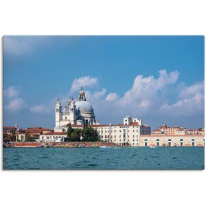 Artland Leinwandbild »Blick auf historische Gebäude Venedig II«, Venedig, (1... blau Größe