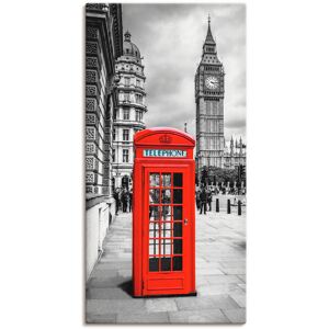 Artland Wandbild »London Telefonzelle«, Architektonische Elemente, (1 St.),... rot Größe