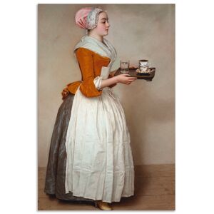 Artland Wandbild »Das Schokoladenmädchen. Um 1744/45«, Frau, (1 St.), als... naturfarben Größe