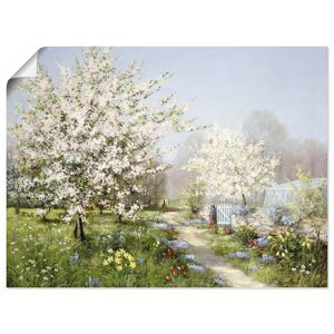 Artland Wandbild »Frühlingsblüten«, Wiesen & Bäume, (1 St.), als... grün Größe