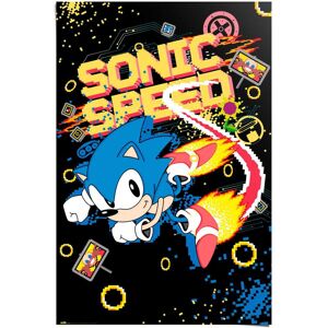 Reinders! Poster »Sonic - speed« bunt Größe