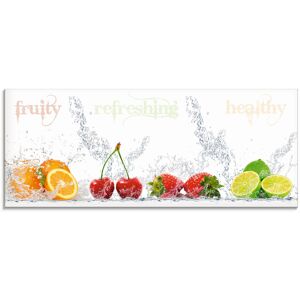 Artland Glasbild »Fruchtig erfrischend gesund Fruchtmix«, Lebensmittel, (1... bunt Größe
