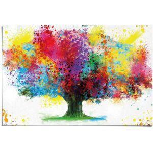 Reinders! Poster »Farbkleckse Baum«, (1 St.) mehrfarbig Größe