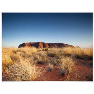 Wall-Art Poster »Ayers Rock Sonnenuntergang«, Australien, (1 St.), Poster... bunt Größe