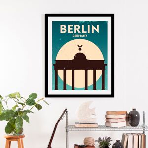 queence Bild »Berlin«, Stadt, (1 St.), gerahmt weiss Größe