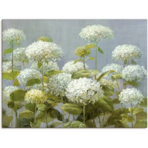 Artland Wandbild »Weisser Hortensien Garten«, Blumen, (1 St.), als... weiss Größe