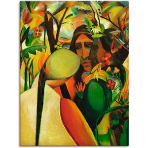 Artland Leinwandbild »August Macke«, Mann, (1 St.), auf Keilrahmen gespannt bunt Größe