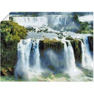 Artland Poster »Iguazu Wasserfälle IV«, Wasserfallbilder, (1 St.), als... grün Größe
