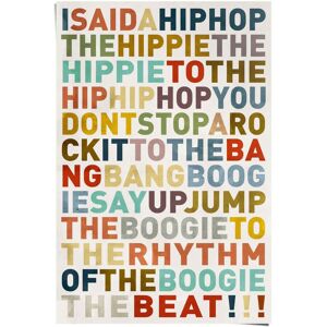 Reinders! Poster »Poster I said a HipHop Farbig - Hip-Hop - Songtext -... mehrfarbig Größe