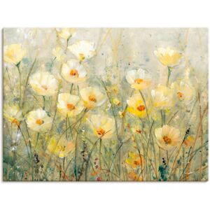 Artland Wandbild »Sommer in voller Blüte I«, Blumenwiese, (1 St.), als... gelb Größe